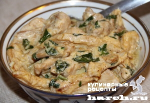 kurica s kabachkami v slivochnom souse 7 Курица с кабачками в сливочном соусе