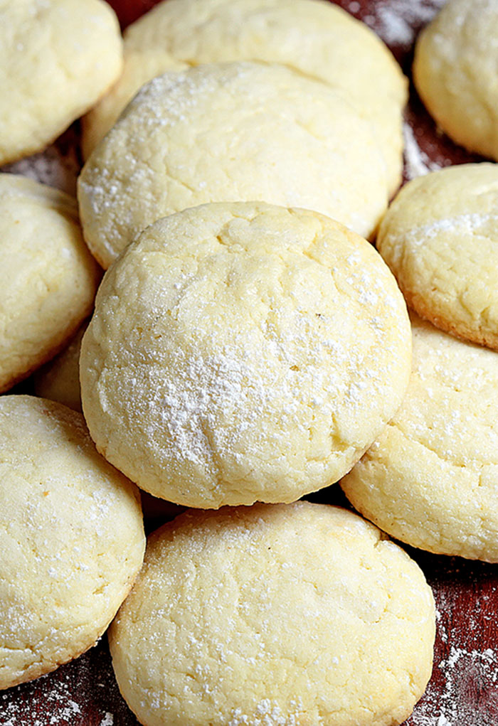 Soft, chewy, irresistible Crem Cheese Cookies and did I mention EASY?