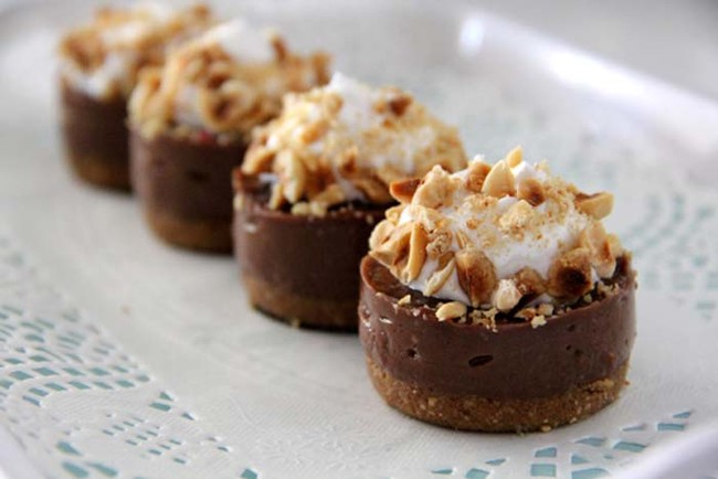 Mini Nutella Cheesecakes