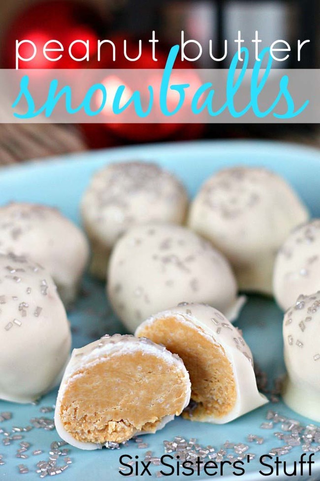 Peanut Butter Snowballs