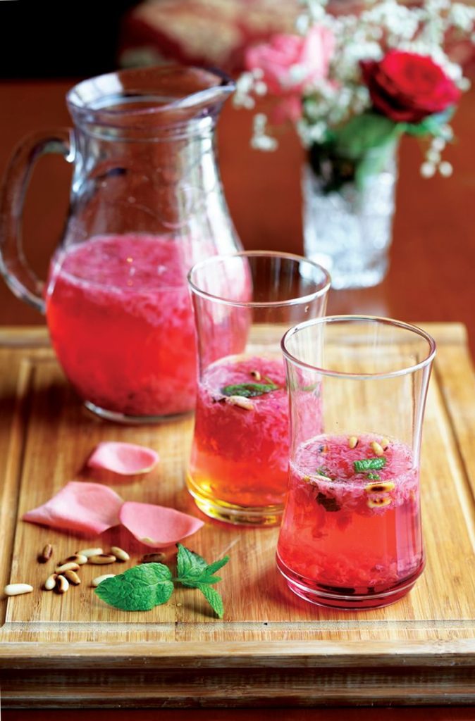 Rose drink