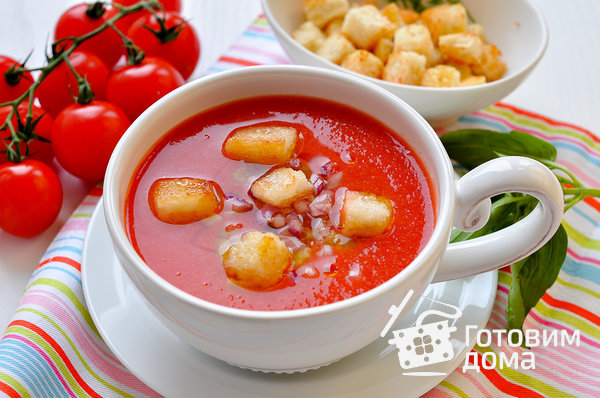 Гаспачо (холодный томатный суп) фото к рецепту 14