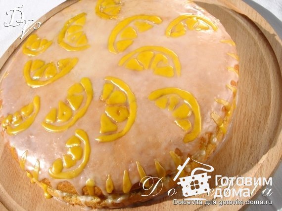 Пирог с лимонной начинкой фото к рецепту 7