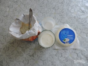 Лепешки с сыром на кефире на сковороде - фото шаг 1