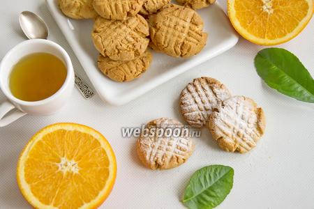 Фото рецепта Постное апельсиновое печенье