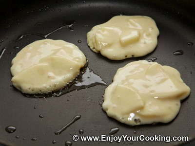 Russian Pancakes (Oladi) with Apple Recipe: Step 9