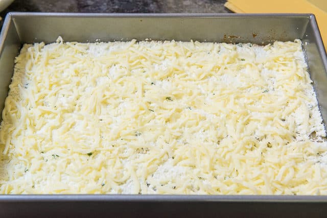 Homemade Lasagna - With Shredded Organic Mozzarella Cheese